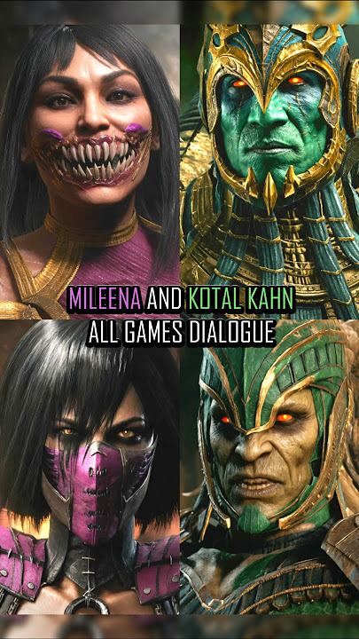 Mileena and Kotal Kahn Lines in MkX , Mk11 , and Mk1 khaos Reigns #mortalkombat1Havik