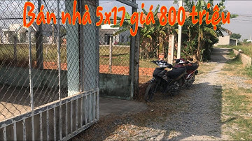 bán nhà 5x17 giá 800 triệu mỹ hạnh bắc - đức hòa - long an