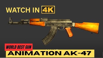 How AK-47 works? in 3D animation