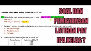 Seluruh bahan semester 2 ipa kelas 7