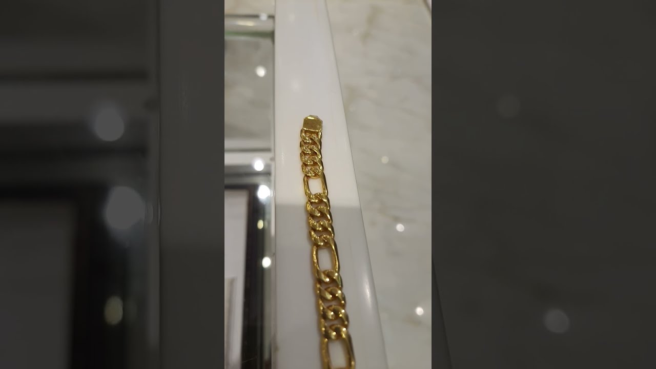 Buy Traditional Gold Design Link Chain Men Wedding Bracelet Buy Online