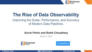The Rise of Data Observability: Improving the Scale, Performance & Accuracy of Modern Data Pipelines