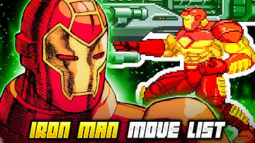 IRON MAN MOVE LIST - Marvel vs. Capcom 2: New Age of Heroes (MvC2)