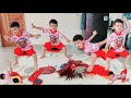 Pertunjukan Reog Cilik di dalam Rumah | Lestarikan Budaya Indonesia Reog Ponorogo