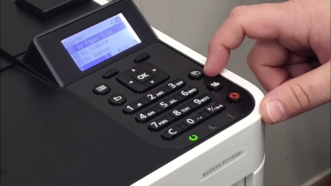 Kyocera, Printer Meter Count YouTube