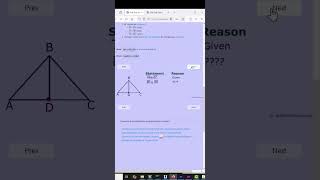A Full Triangle Proof , Step by Step Walk Through