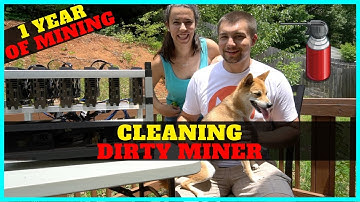 How To EASILY Clean Your Mining Rig - Cleaning My 1 Year Old Miner
