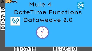 Session 6 : DateTime Functions | DateTime Formats | Shift time | Dataweave 2.0 | Mule 4 | Mulesoft