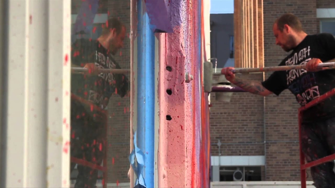 SABER x ZES x BRANDED ARTS Mural Downtown LA