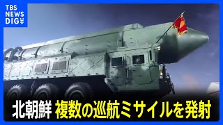 北朝鮮が複数の巡航ミサイルを発射　韓国軍が発表　北朝鮮の巡航ミサイル発射は今年4回目｜TBS NEWS DIG