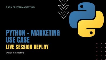 Python for Marketing Analytics - Getting Started