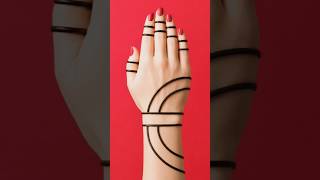 very easy and simple mehndi design #mehndi #simple #shorts
