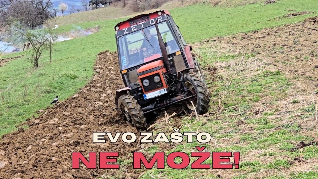 Zetor 5245 - Ne možemo orati prema dolje! *OBJAŠNJENJE* | OLT Posavac 2.30