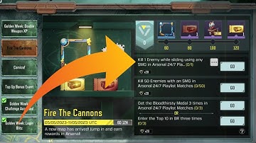 Call of Duty Mobile Kill 1 Enemy while Sliding using SMG in Arsenal 24/7 Match Task Complete