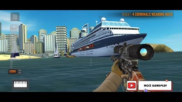 SNIPER 3D ASSASSIN: Shoot to kill | Andy Shores | Spec Ops Missions | Moiz Gameplay Walkthrough