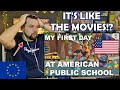 European reacts to my first day of american public school