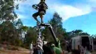 Setting up crane shot