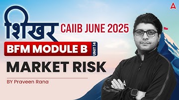 📑 शिखर CAIIB June 2025 | BFM | Module B | Unit 14 | Market Risk | By Praveen Rana 💼