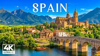 Spain 8K UHD | Salamanca’s Old Town, Andalusian Palaces & Azure Coastlines | Iberian Elegance