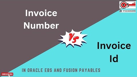 Invoice Number vs Invoice Id in Oracle EBS and Fusion Payables |#interviewquestions #o3technologies