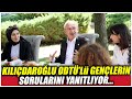 Kılıçdaroğlu ODTÜ’lülerin sorularını yanıtlıyor... "Türkiye bu karabasan tablodan çıkmak için.."