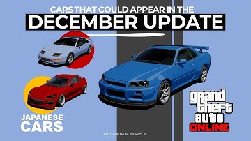 GTA Online: Cars That Could Appear in the December Update (Japanese Cars)