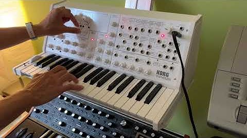Korg MS 20 FS Strymon Bigsky Synth
