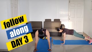 90 Days Fatloss | Day 3 Workout #weightlosschallenge #weightloss #workoutanddiet #followalongworkout