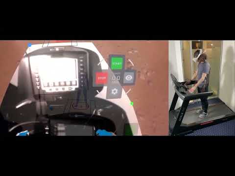 Octonic VR Fitness for Treadmill MR Demo Short