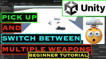 Unity Beginner Tutorial 2024: Switch Between Weapons Using Keyboard Keys 1, 2, and 3