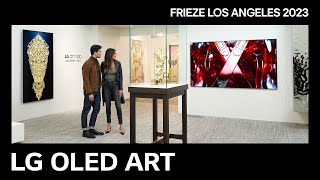 LG OLED ART : #14 FRIEZE LOS ANGELES 2023 “LG ART LAB with Barry X Ball”│LG Resimi