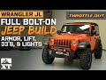 Jeep Wrangler Sport Build | JL Sport Gets lifted, 33"s, and Armor - Throttle Out