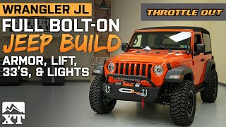 Jeep Wrangler Sport Build | JL Sport Gets lifted, 33's, and Armor  Throttle Out