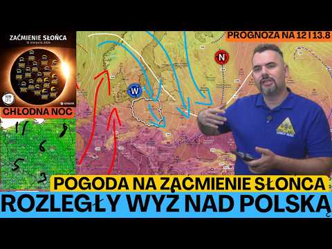 Solar Eclipse Weather. High Pressure System Dominance. Forecast