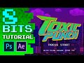 👾 COMO HACER UN INTRO 8 BITS TIPO VIDEOJUEGO RETRO TUTORIAL 😱 PHOTOSHOP Y AFTER EFFECTS 👽