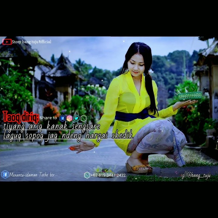 Video Lagu sasak Story wa trbaru 2021 || tinjot angen ku gitaq side