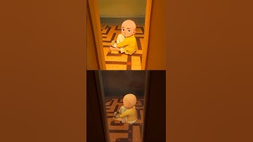 The baby in yellow original vs illustration #shorts #games