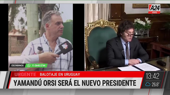 📢 YAMANDÚ ORSI, nuevo presidente de Uruguay: "CON JAVIER MILEI LA RELACIÓN DEBE SER LA MEJOR