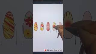 Follow me and study more procreate nail design tutorial❤️💅#shorts #nails #art #manicure #procreate