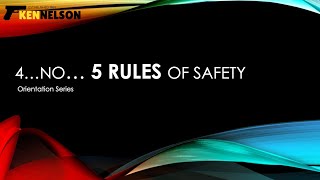 Orientation Series #1: 5 Rules of Firearms Safety