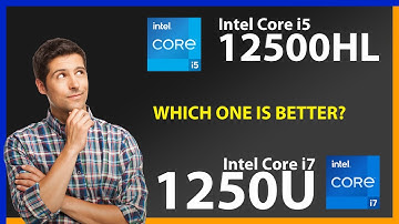 INTEL Core i5 12500HL vs INTEL Core i7 1250U Technical Comparison