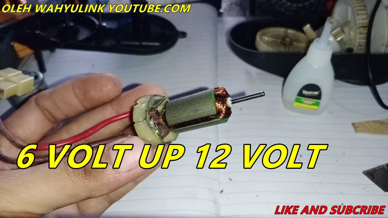 6 VOLT UP 12 VOLT DINAMO BRUSHED