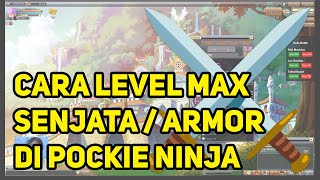 How to Level Max Weapon / Armor in Pockie Ninja