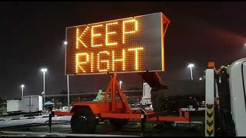 MTP Solar Variable Message Sign Board