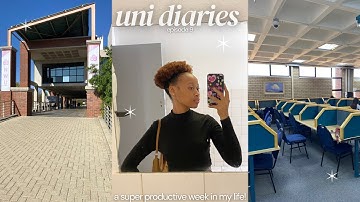 a very PRODUCTIVE week in my life; studying; cleaning; running errands & writing tests | uni diaries
