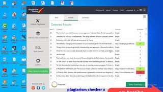 Plagiarism Checker Using Plagiarism X Checker unlimited Software