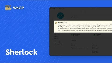 Sherlock, AI Test Integrity Agent.