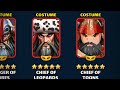Empires puzzles  costumes pulls for khagan toon on second account