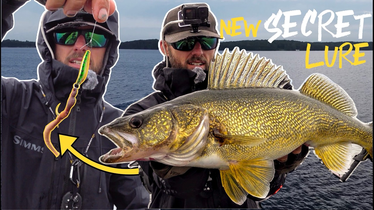 SECRET New Walleye Lure Catches Fish EVERYWHERE! 🔥