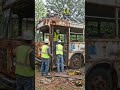 Abandoned Bus Restored to PERFECTION! 😱 #shorts
